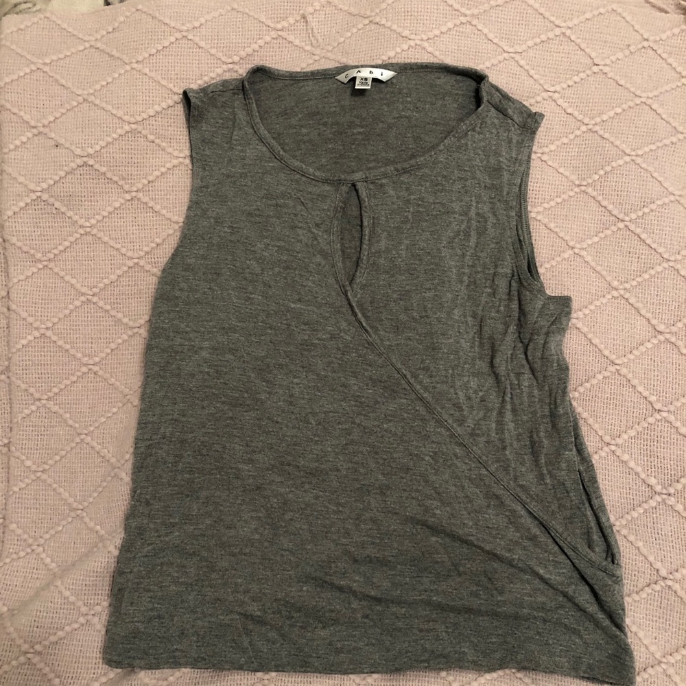 CABI tank top with ring hole